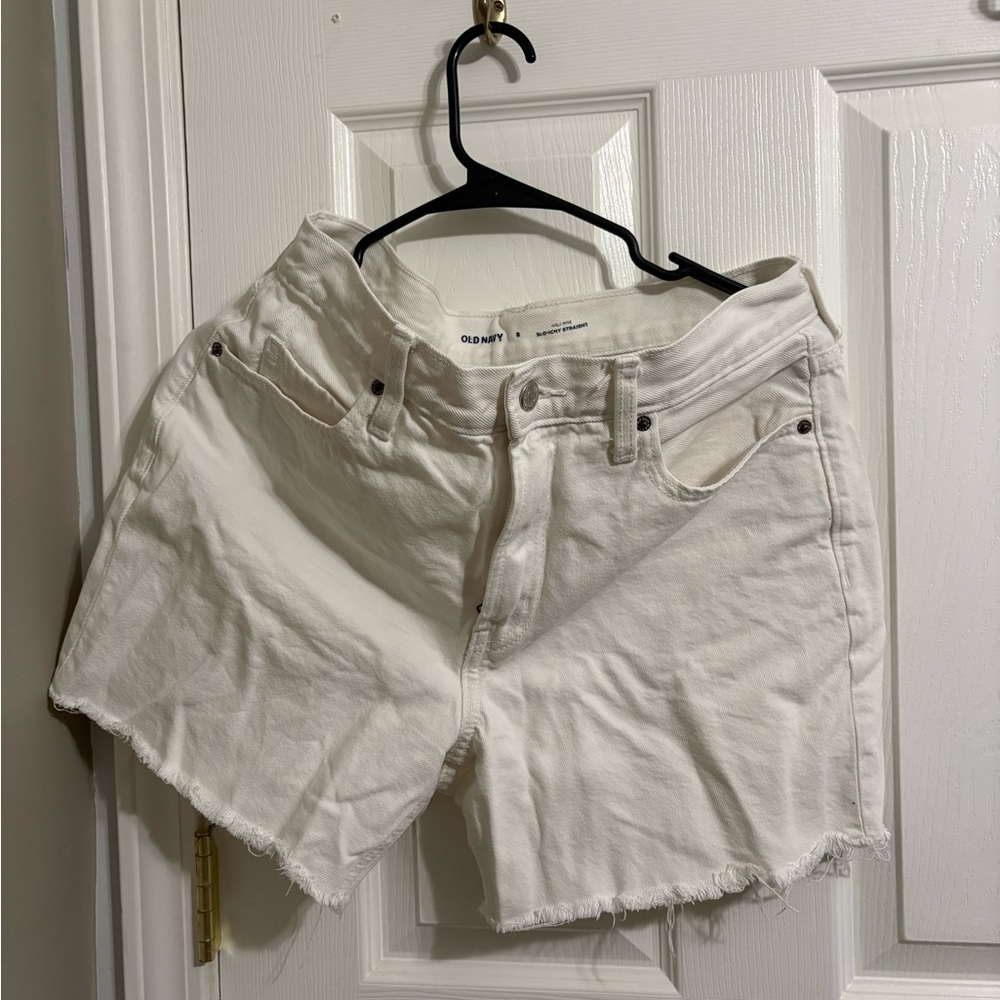 Old Navy Women's Cream Jean Shorts